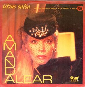 Copertina Amanda Lear Ritmo Salsa Hotel Palace